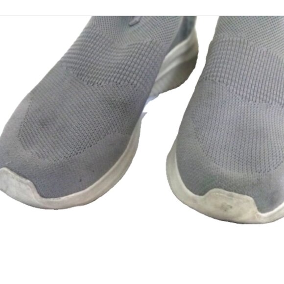 Skechers Mens Slip On Memory Foam Shoes Sz 10 Gray Hands Free Stretch Comfort main image 6